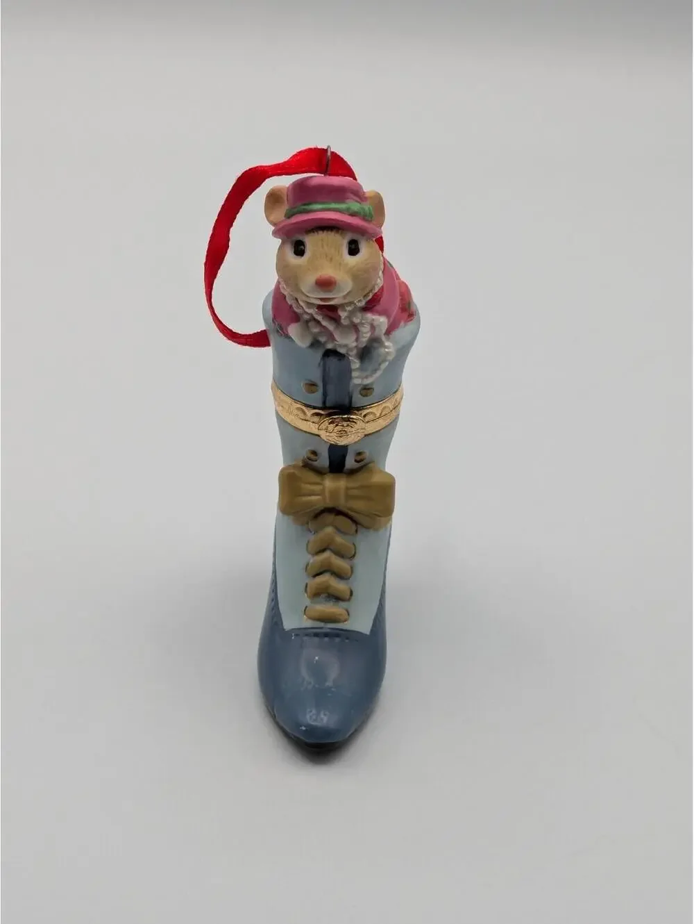Hallmark Keepsake Fashion Afoot 2002, 3rd Final in the Series Porcelain Ornament